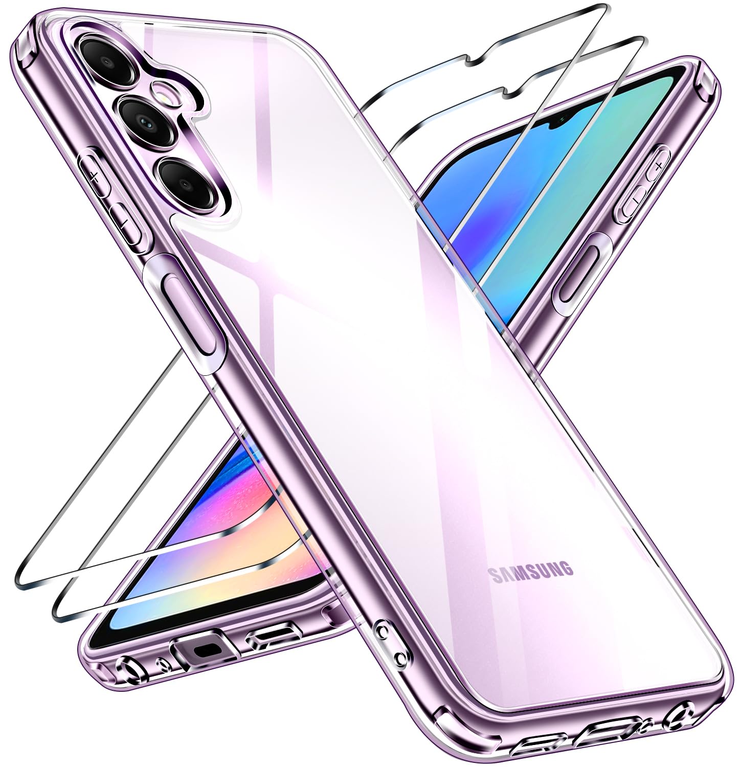 ivoler Clara Funda para iPhone 17, con 2 Piezas Cristal Templado, [Protección Militar] Anti-Amarillo Carcasa Antigolpes Bumper Case Cover - Transparente — view 73