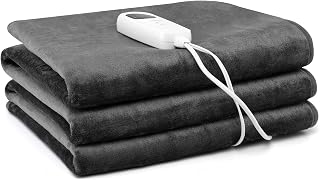 PETSITE Heated Mattress Pad, Twin Size Massage Table Warmer with 5 Heat Settings, 8H Timer & Overheat Protection, Electric Heating Bed Warmer, 71