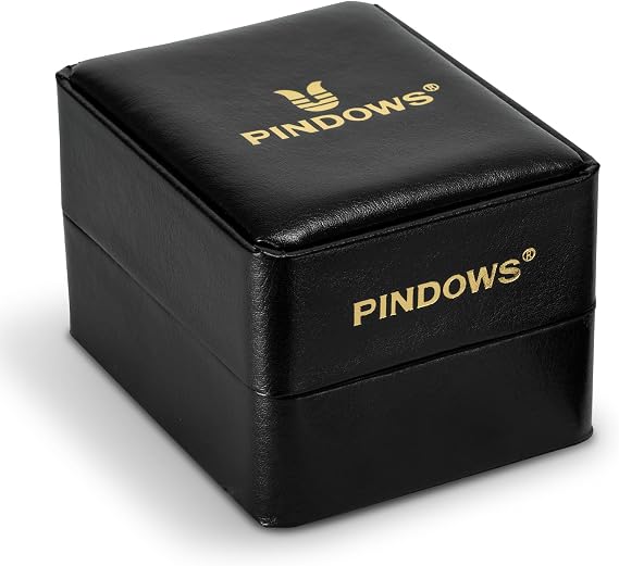 PINDOWS Men's Watch, Digital Analogue Military Style, Multifunction Sport
