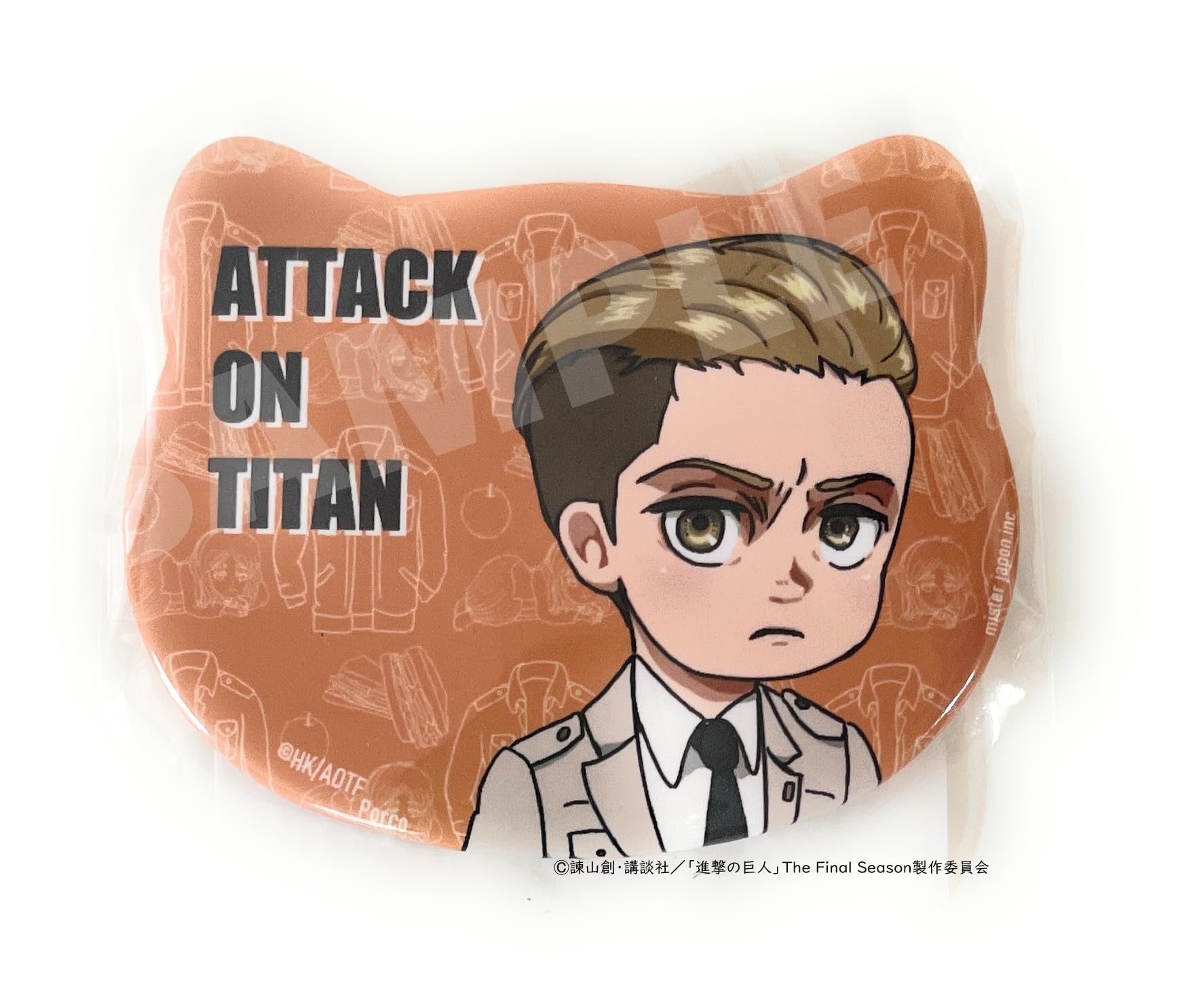 Amazon.co.jp: 進撃の巨人 ポルコ デフォルメイラスト 缶バッジ : ホビー