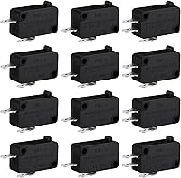 Weewooday 12-Pack Microwave Door Switch Replacement W10269458 W10727360 W10269460 SZM-V16-FC-61/62/63 - Universal Oven Parts