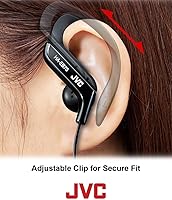 Vista 2 de JVC HAEB75G - Auriculares deportivos con clip, color verde, pequeño