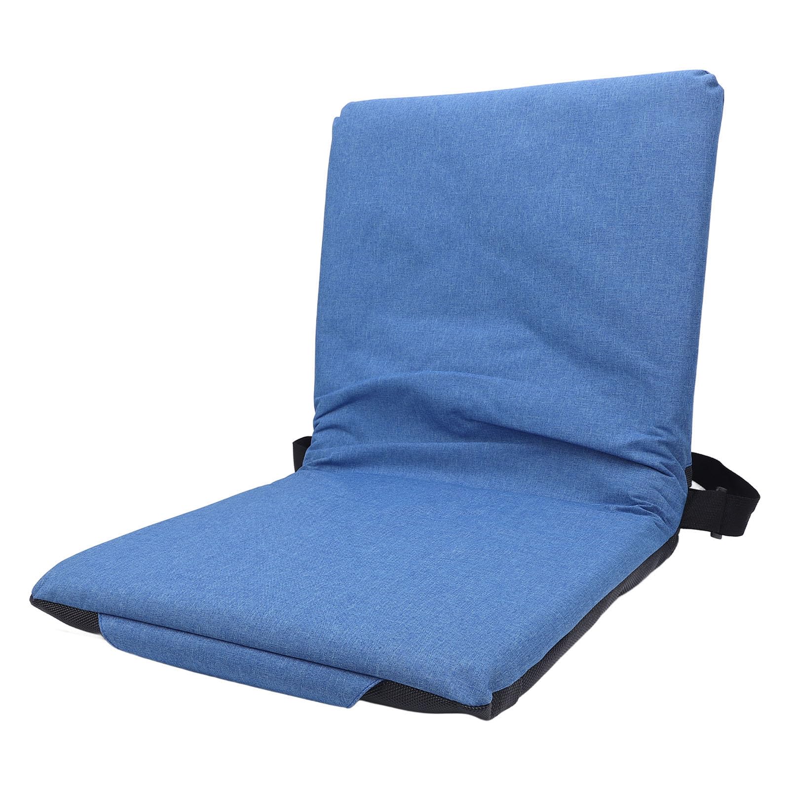 Zerodis Tappetino Inginocchiatoio da Giardino Cuscini Sedili Cuscino da Stadio Pieghevole Regolabile in Altezza Spugna Spessa 4 Cm con Tracolla Singola per Campeggio Pesca Picnic Sedia da Tribuna