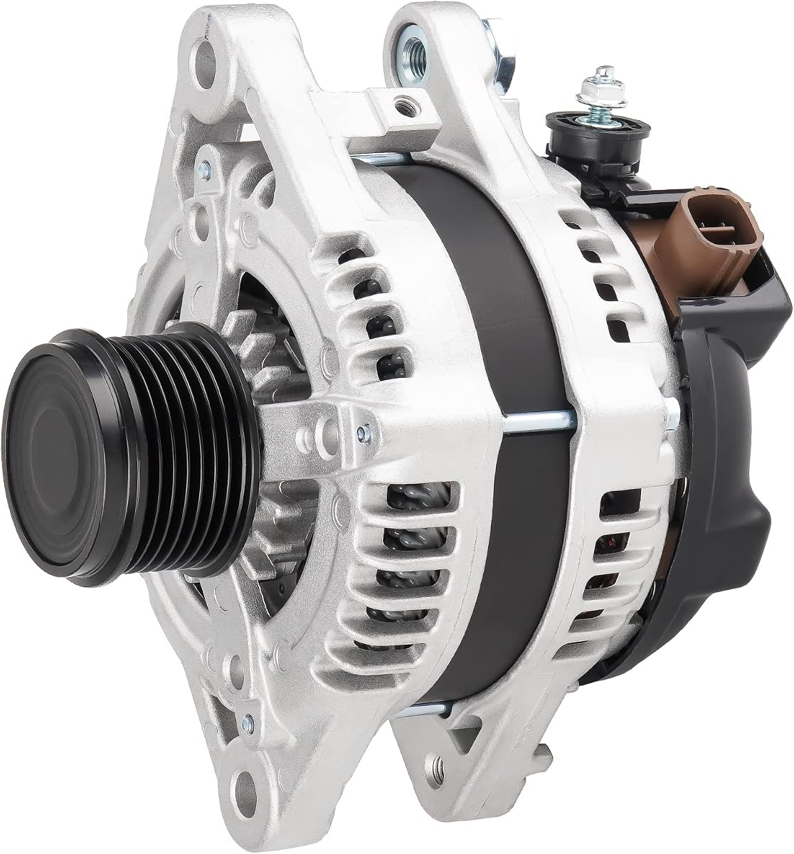 Nuevo alternador de 130 amperios 3.5 3.5L para Toyota Avalon 2005-2018, Highlander 2008-2013, Venza 2011-2015, Lexus ES350 2007-2018, RX350 2007-2009 Reemplazar # 104210-2100, 27060-0P151-84