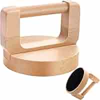 Baren Per Stampa A Blocchi - Legno Di Pino, Impugnatura Ergonomica, Diametro 10 Cm - Foto 10