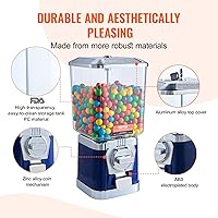 Vista 3 de VEVOR Máquina expendedora, banco de chicles clásico, máquina de chicles y caramelos de gran capacidad de carga, minimáquinas expendedoras, máquina