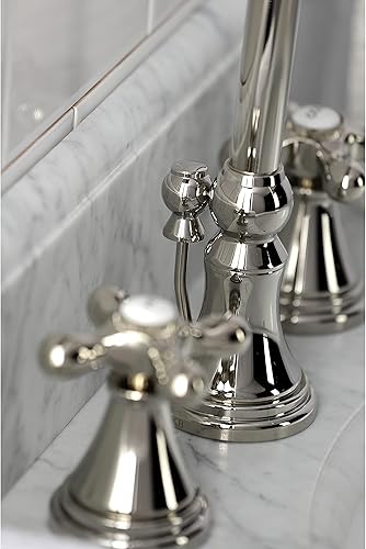 Miniatura 6 de Kingston Brass KS2980AX Governor - Grifo de baño generalizado con ventana emergente de latón, alcance de boquilla de 6-516 pulgadas, negro mate