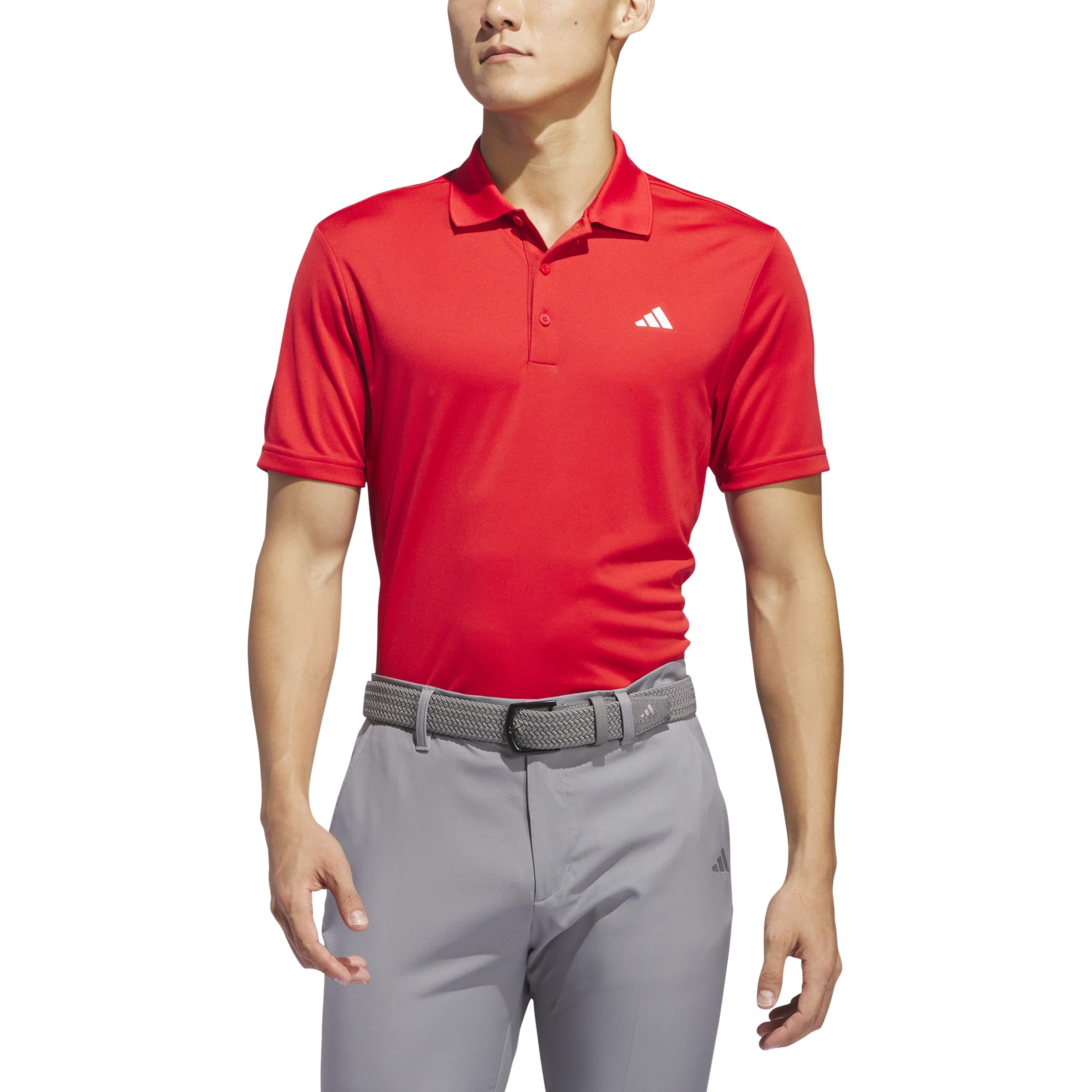 adidas Men's Mens Core Performance Polo Shirt, Collegiate red, XL