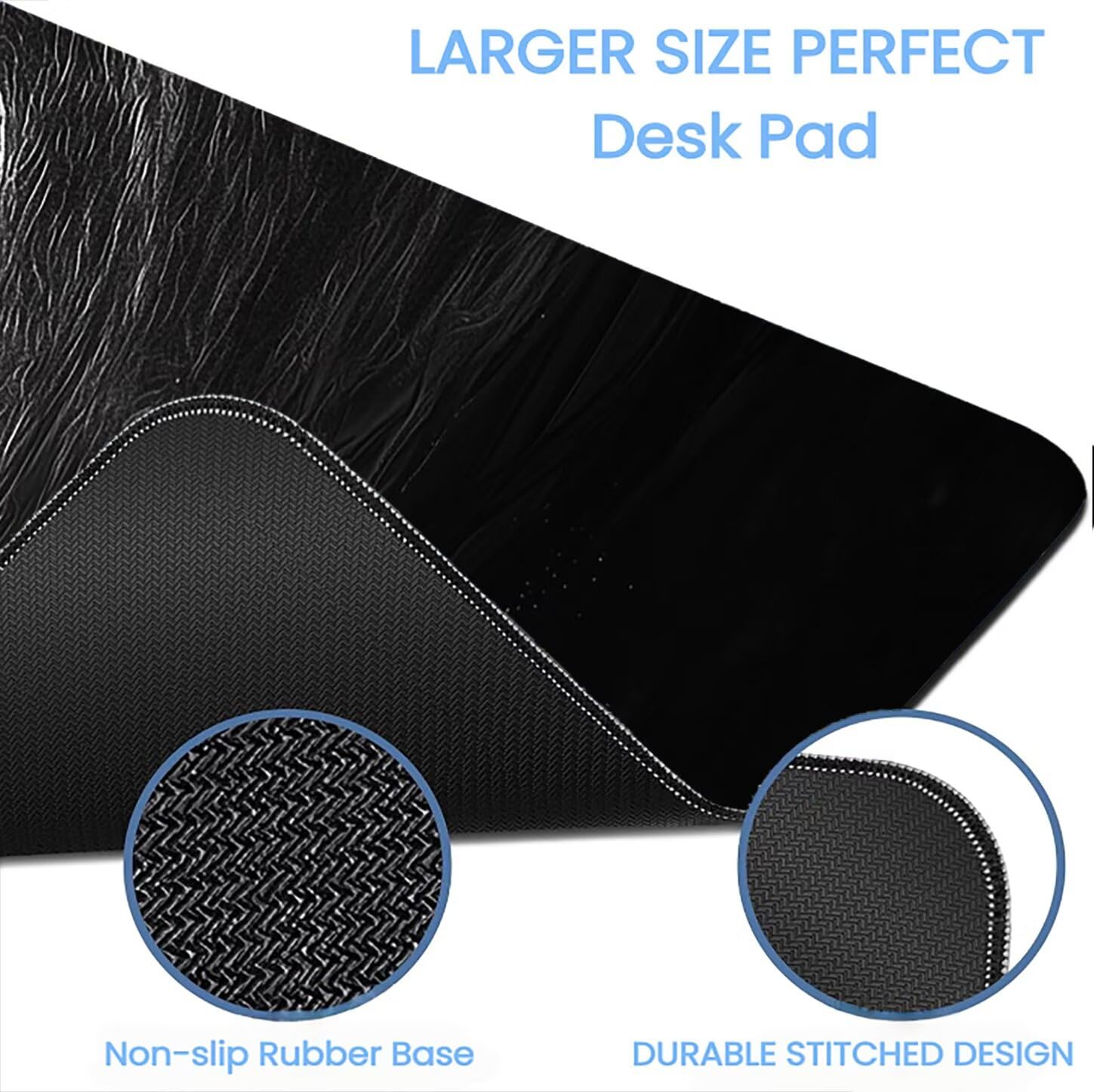 Lpfieonn Universum Großes Schreibtischunterlage, XXL Schreibtischunterlagen, Schwarzes Loch XXL Gaming Mousepad mit Vernähter Rand und Rutschfeste Gummibasis, für Hause/Büro 120x60cm PF-2111