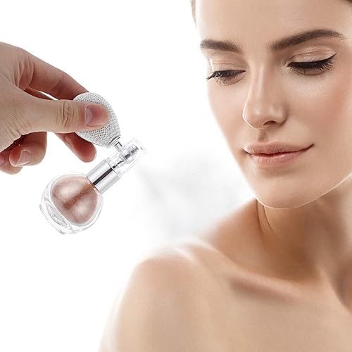 Miniatura 6 de Spray Mujeres Maquillaje Cuerpo Cabello Iluminador Pulverizador Brillo Brillo Polvo Maquillaje Cuerpo Polvo Purpurina Cobre