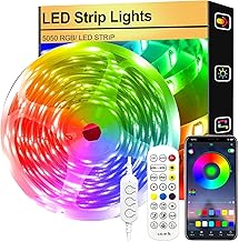 FUPT Striscia LED 2M，Striscia LED TV Retroilluminazione，Led Striscia Comandabile Tramite app E telecomando,Strisce Led Sincronizzazione Musicale,per Decorazioni Casa, Bar, Festa…