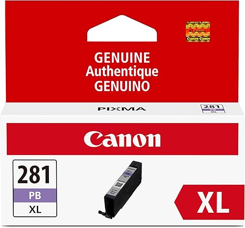 Miniatura 19 de Canon CLI-281 XL Tanque de tinta amarillo genuino, compatible con impresoras de la serie TR8520, TS9120, TS8120, TS6120, TS9521C/a, TS9520/a