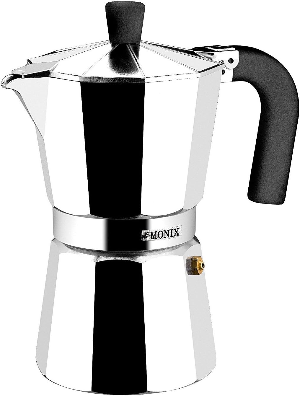 Braisogona Monix 3935006 Italian Stove Top Coffee Maker 3-Cup