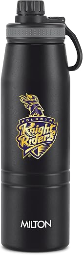 Milton Sports Sparkle 900 | KKR Official Drinkware Partner I Limited Edition Kolkata Knight Riders Water Bottle | Stainles...