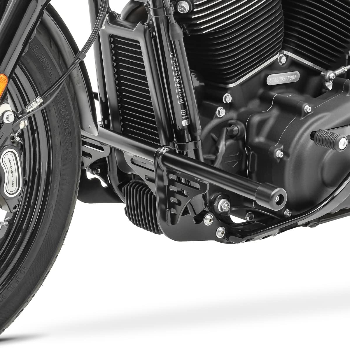 Sturzbügel Mustache II Für Harley Davidson Sportster 04-20 – Schwarz, 38 Mm Rohrdurchmesser, Mit Gummiauflagen