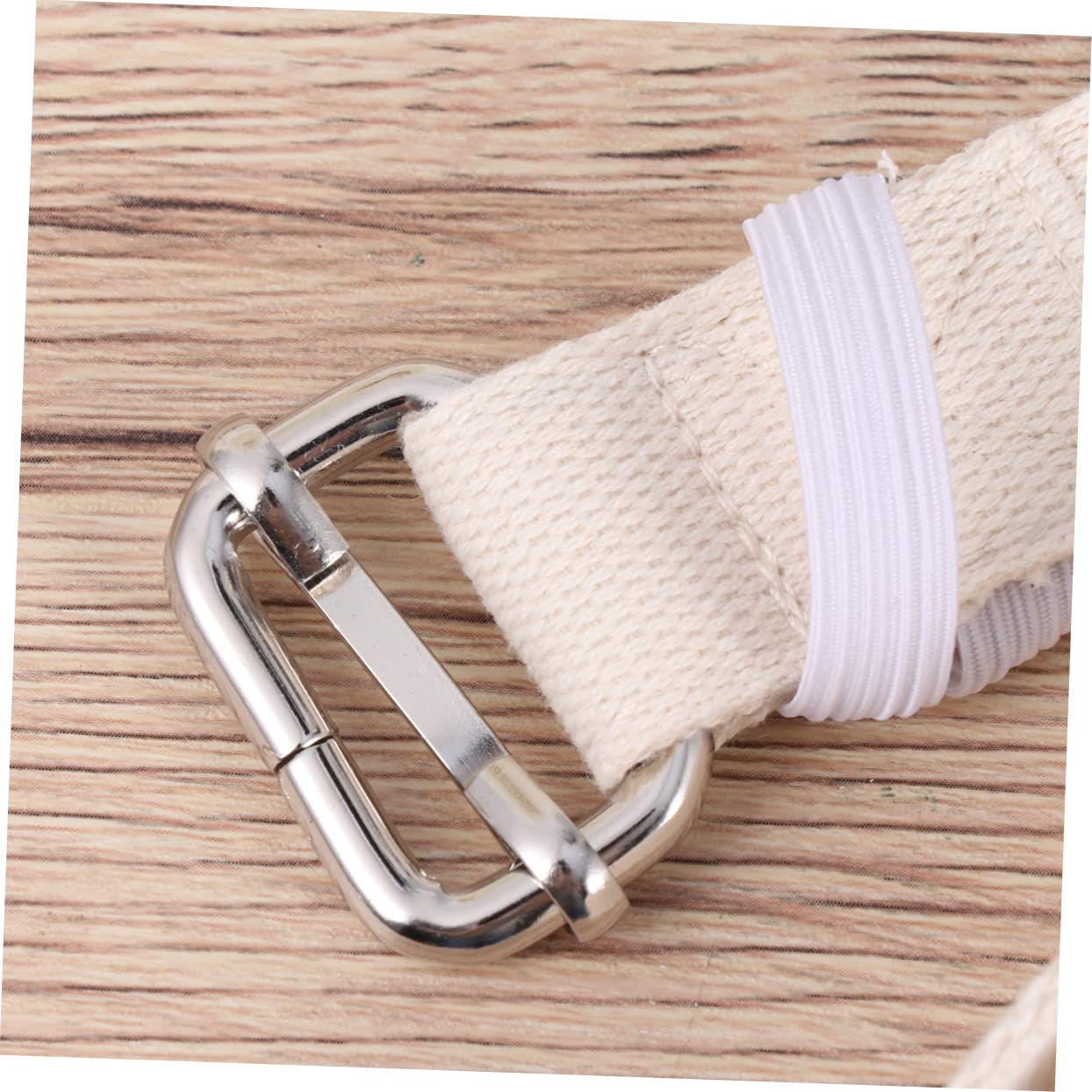 WHAMVOX 1pc Yoga Stretch Belt Elastic Band for Flexibility Yoga Lovers Sturdy Cotton Material 1.2 Meter