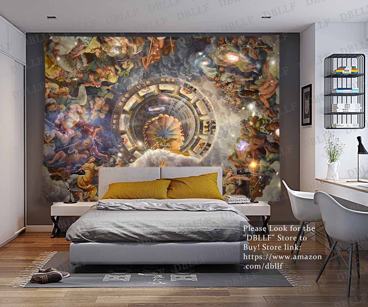 絵画デザイン・タペストリー Amazon.co.jp: DBLLF ヨーロッパアートタペストリー ルネサンス