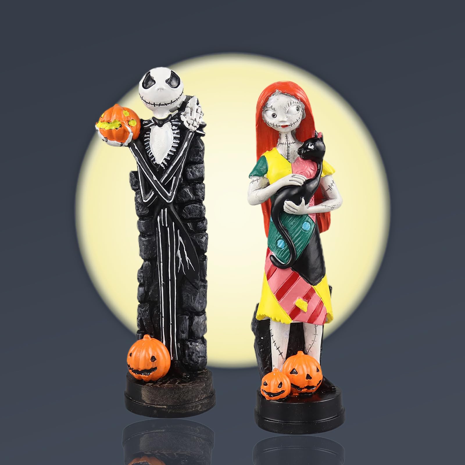 nezababy Jack Skeleton Skellington i Sally z figurkami dyni