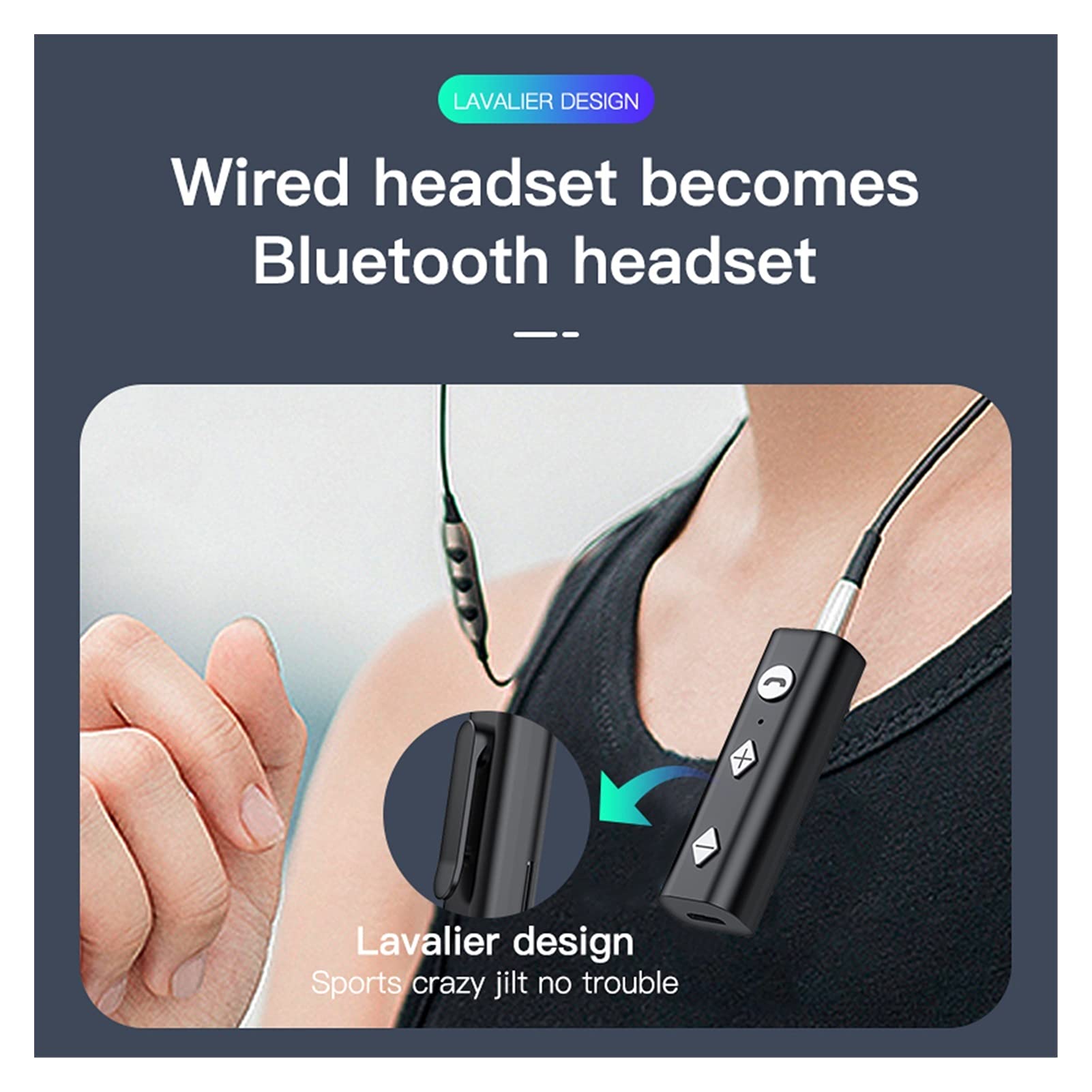 Adapter audio Bluetooth. Bluetooth 5.0 Odbiornik audio Stereo Music Wireless Adapter 3. 5MM AUX TF. Jack Mini Portable for Car Słuchawki głośnikowe