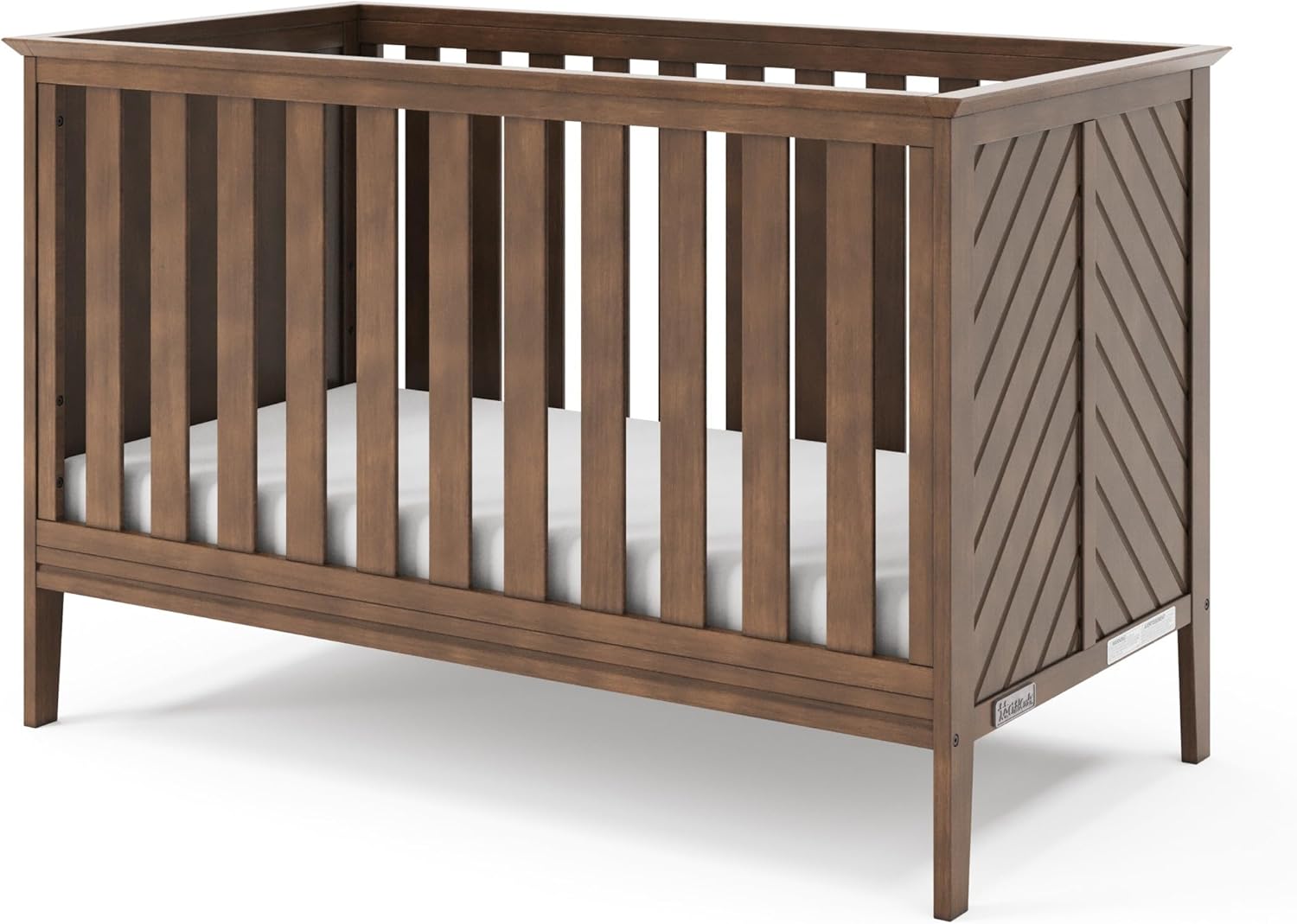 Child Craft Atwood 3-in-1 Convertible Crib, Baby Crib Converts to Day Bed, Toddler Bed, 3 Adjustable Mattress Positions, Non-Toxic, Baby Safe Finish (Cocoa Bean Brown)
