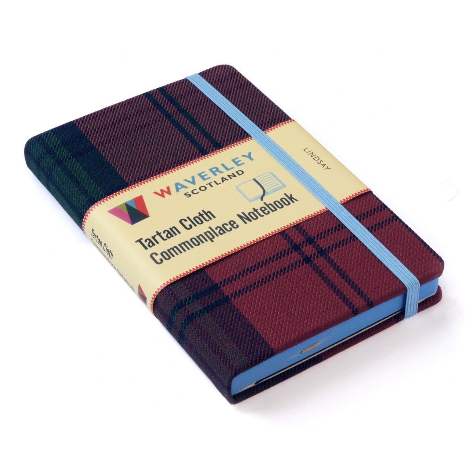 Lindsay Notebook: Waverley Genuine Scottish Tartan Notebook