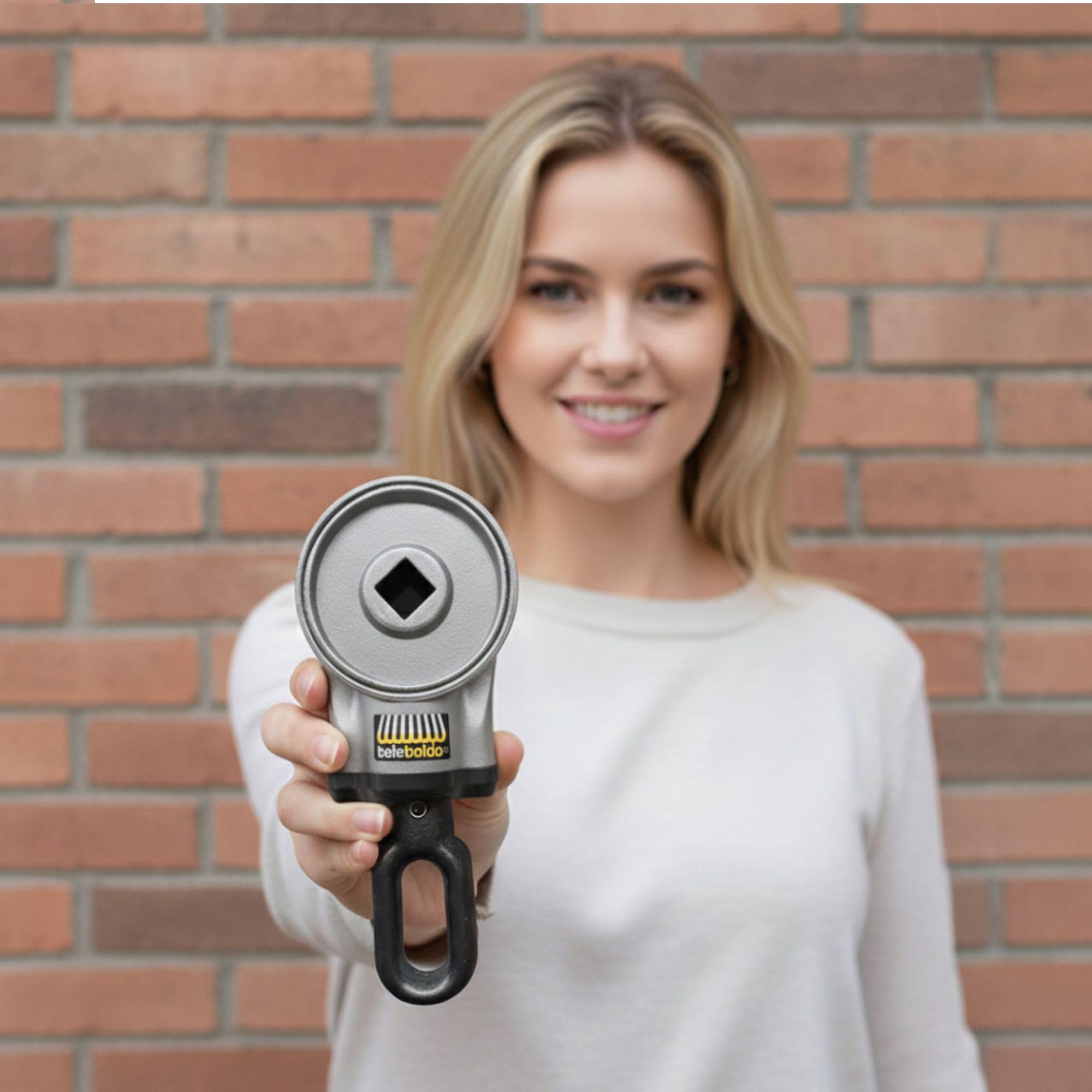 Teletoldo – Máquina de Elevación Redonda para Toldo con Tornillos ● Repuesto Profesional Plata ● Compatible con toldos de balcón y de Brazos a Pared.