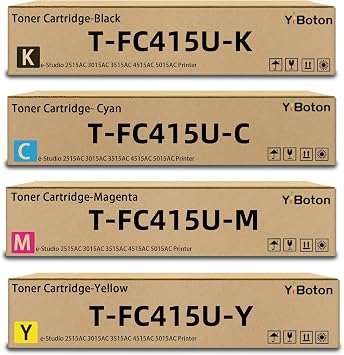High Yield 4515AC TFC415U T-FC415U Toner Cartridge 4-Pack