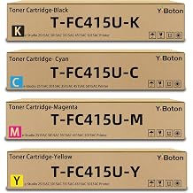 High Yield 4515AC TFC415U T-FC415U Toner Cartridge 4-Pack | T-FC415U-K T-FC415U-C T-FC415U-M T-FC415U-Y Compatible for Toshiba e-Studio 2515AC 3015AC 3515AC 4515AC 5015AC Printers