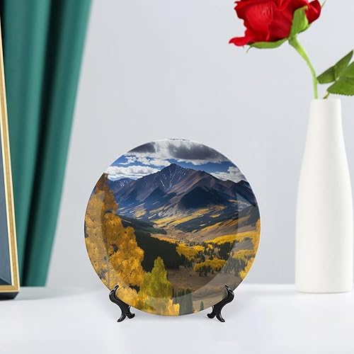 Miniatura 6 de Platos decorativos de árbol de arce para temporada de otoño, decoración del hogar, platos de cena de temporada de otoño para sala de estar, cocina,