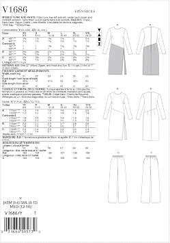 Vogue Pattern XS-S-M, Various