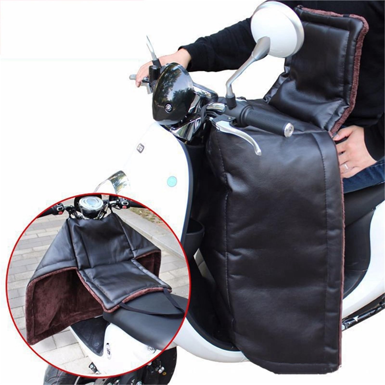 Tablier Scooter, Couvre Jambe Scooter Moto Hiver Coupe-Vent Pare-Brise Courtepointes Scooter Jambe Couverture Tour Tablier