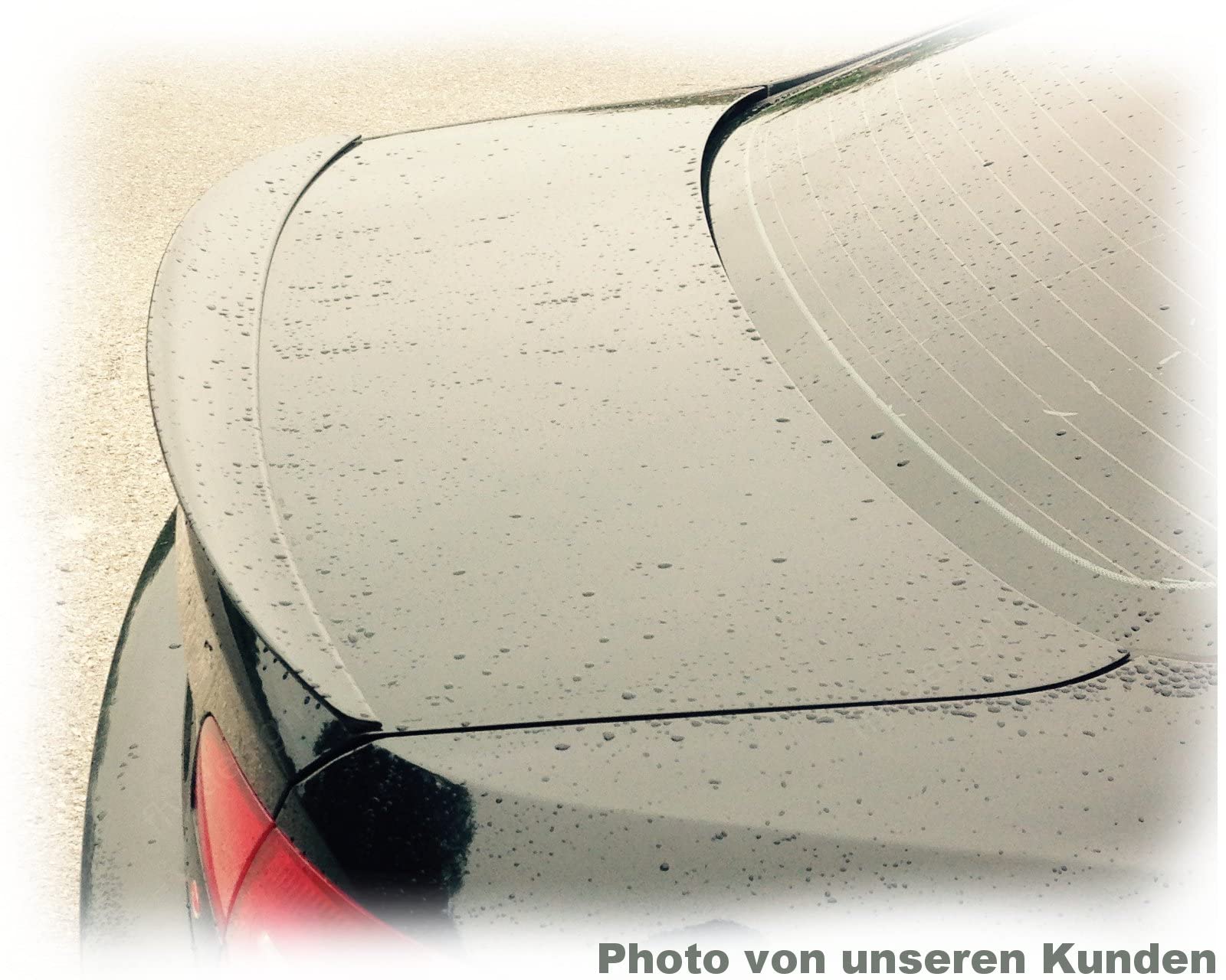 FLY DESIGN 70208 Heckspoiler passend für BMW E92 M3 Coupe, Heckflügel, Spoilerlippe für Auto-Tuning, in P-Still, ABS Kunststoff, Unlackiert