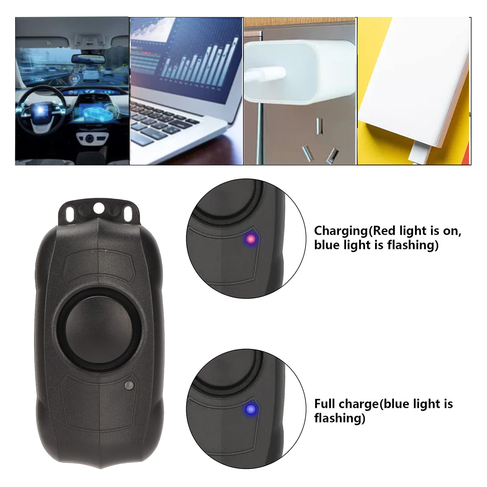 Allarme antifurto per bici da moto Anchtek con telecomando wireless Allarme di sicurezza per bicicletta impermeabile Allarme per auto elettrica da 113 dB  201355758