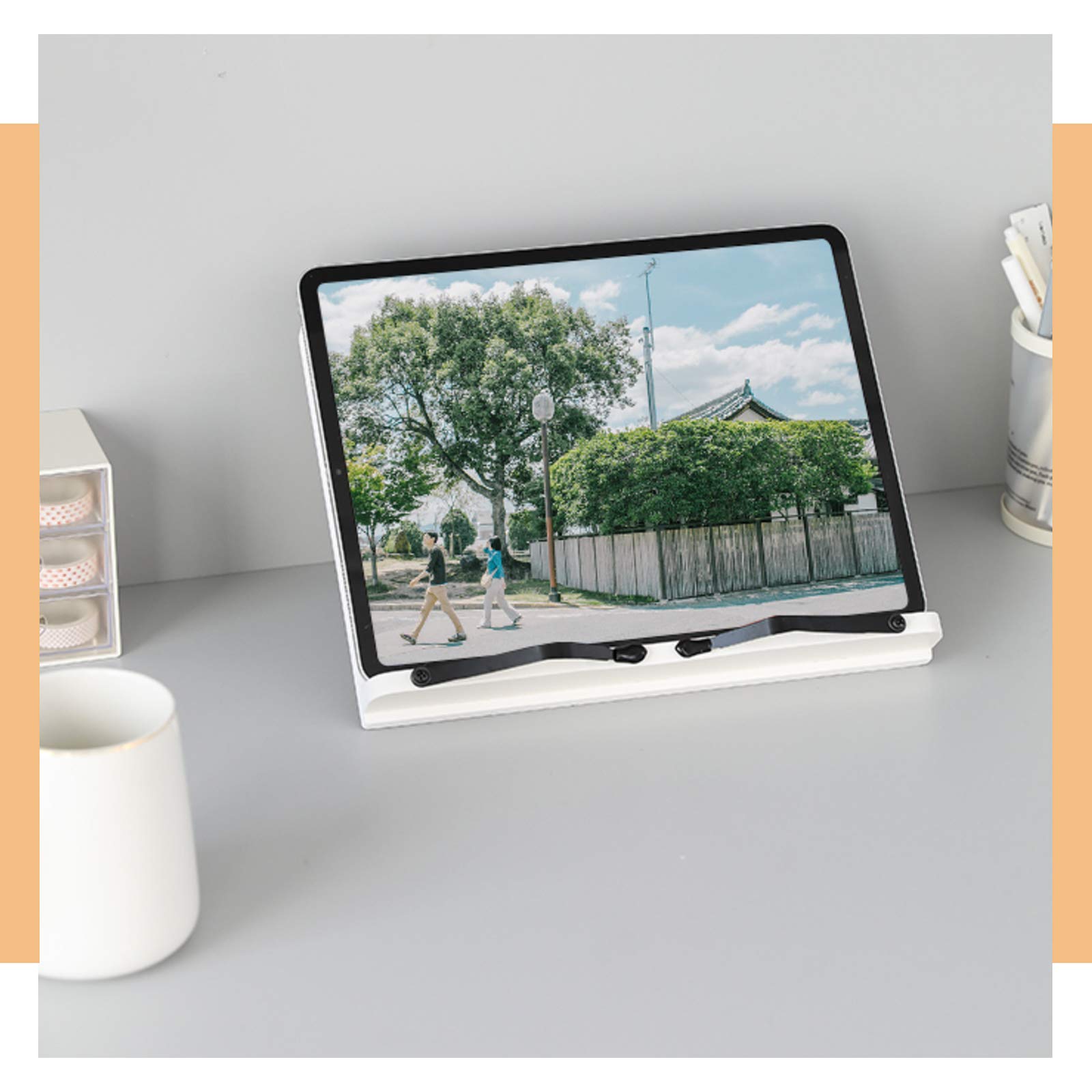 Leseständer Aus Holz – 33,5 X 23,7 Cm, Faltbar & Neigbar, Für Kochbücher, Tablets & Noten