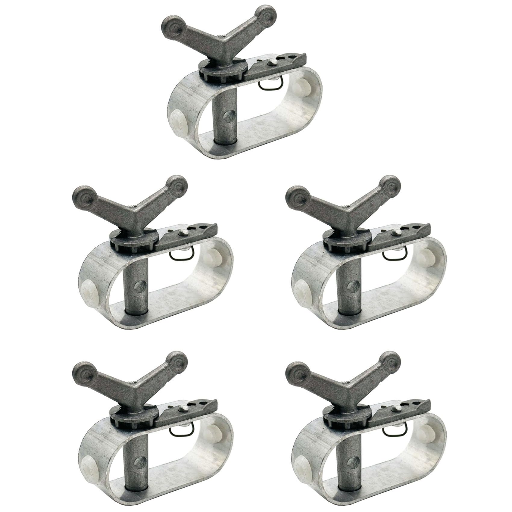 Jnchdghwa Silver 5X Aluminum Mini Winch Tightener,Hand Twisted Wire Tensioner,Wire Tensioner Farm