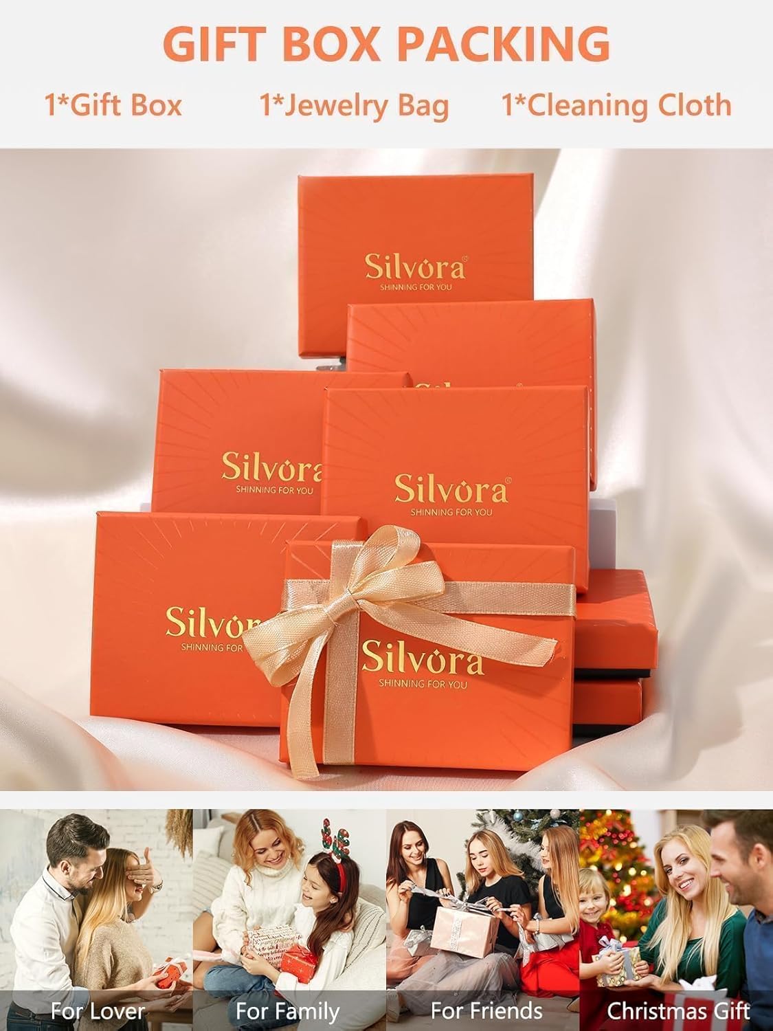 Silvora Stainless Steel Necklace for Women,2MM Rolo Cable Chain Necklace-316L Stainless Steel/14K Gold/Black/Rose Gold Plated-Womens Chain for Pendant 14"-30" Length - Image 9