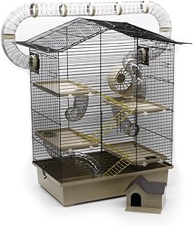 ZooPaul XXL Rodent Cage Hamster Cage Beige Mouse Cage with Tunnel System Many Accessories product image
