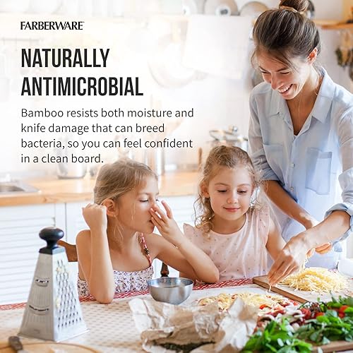 Miniatura 3 de Tabla de cortar Farberware de bambú 3 unidades