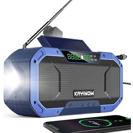 Kaito KA600 Digital Solar Emergency Radio - AM/FM/LW/SW Weather Alert, Yellow