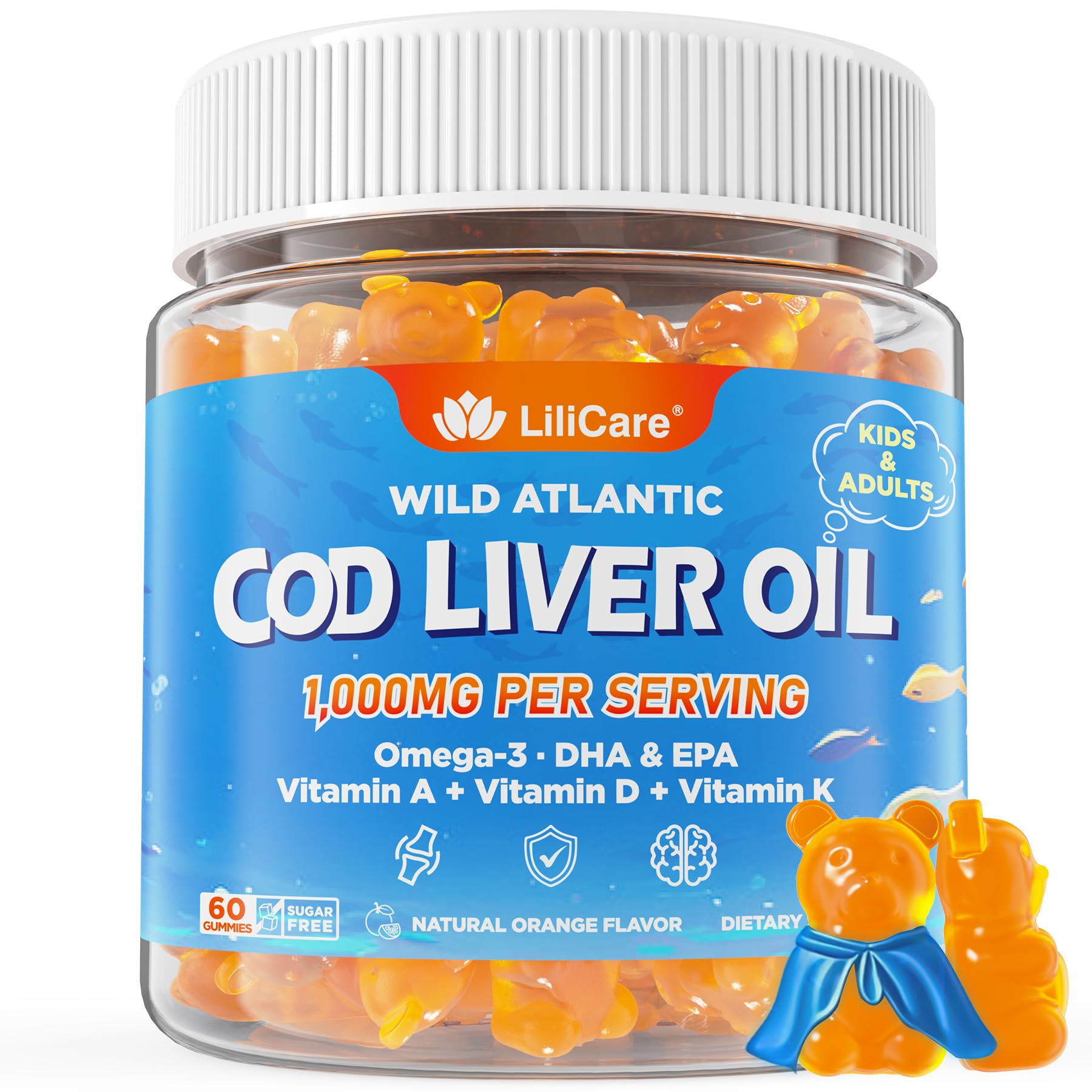LILICARE Cod Liver Oil Gummies