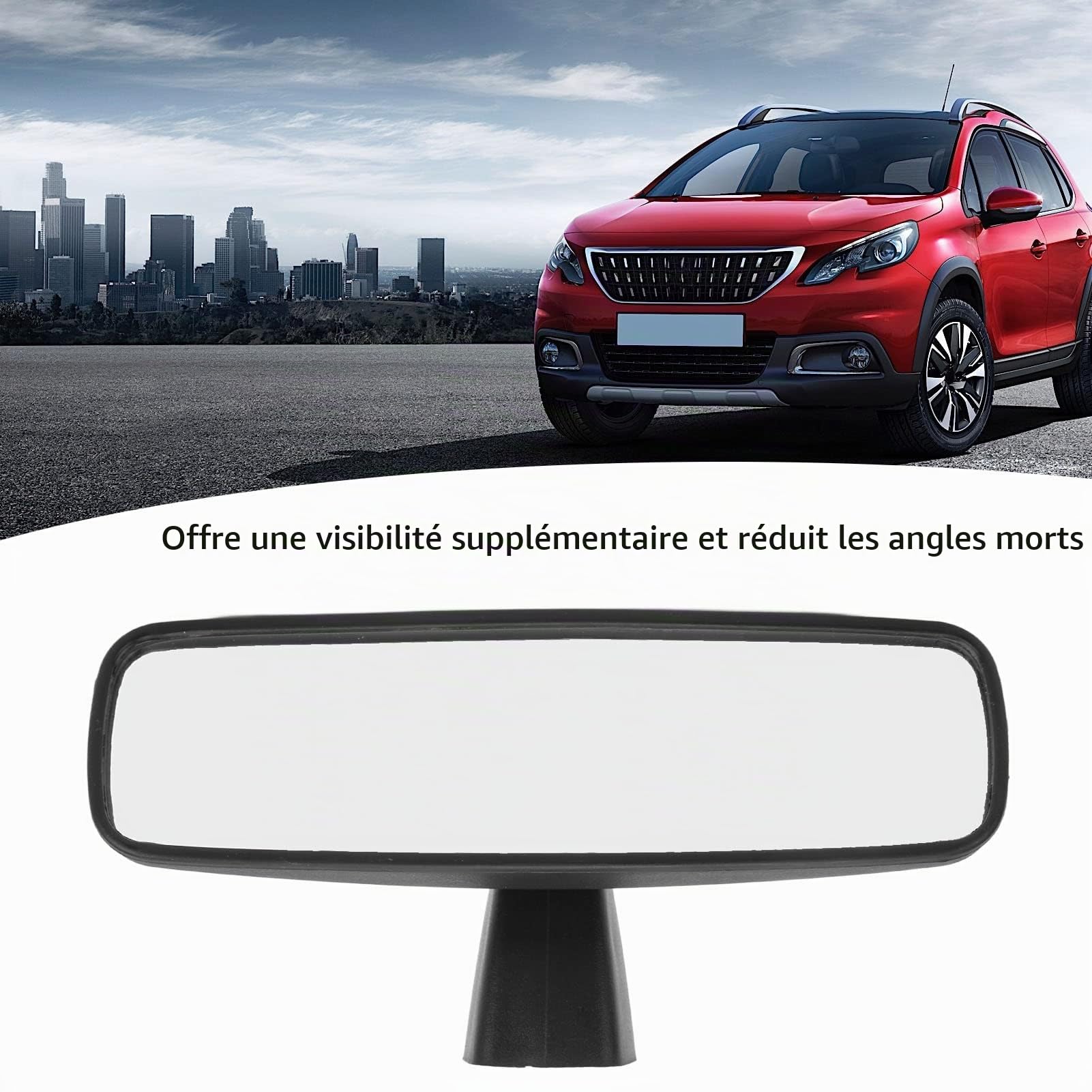 Aramox Retroviseur Interieur C3 Retro Intérieur 3008 Rétroviseur Intérieur de Voiture adapté pour 2008 3008 308 308S 408 508, Remplacement du Rétroviseur Intérieur 8154AK