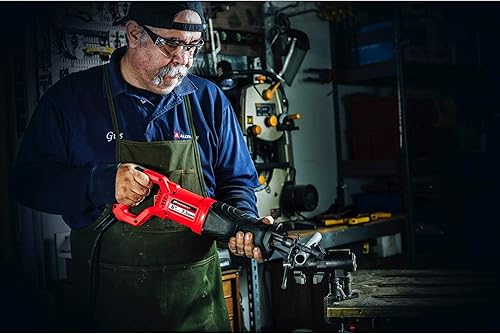 Miniatura 5 de Powerbuilt Sierra recíproca con 2 cuchillas, 6 pulgadas 7.5 amperios, madera cortada, metal, plástico, pivote de corte ajustable, trabajo de