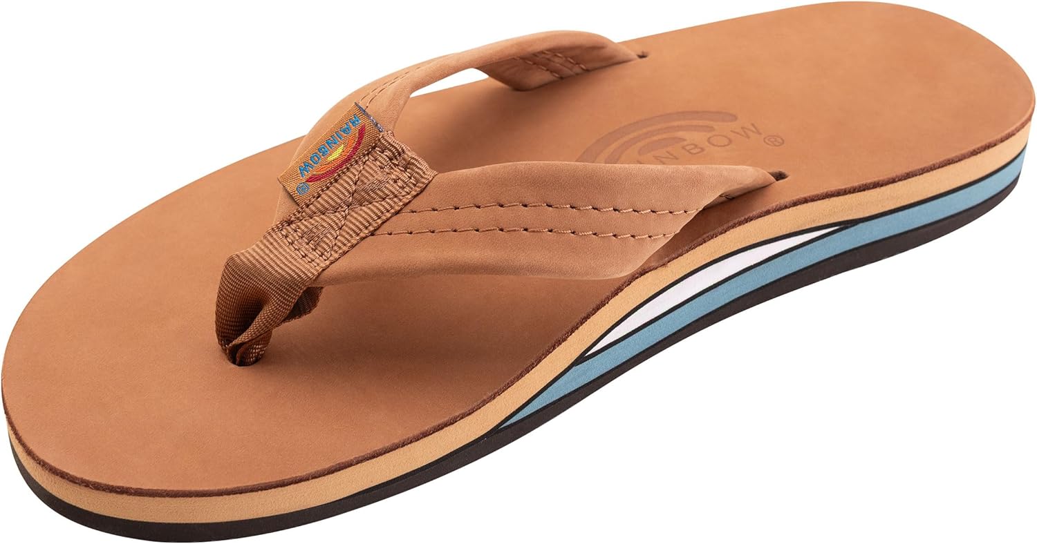 Rainbow Sandals Mens Double Layer Leather wArch Kenya Ubuy - Main Image