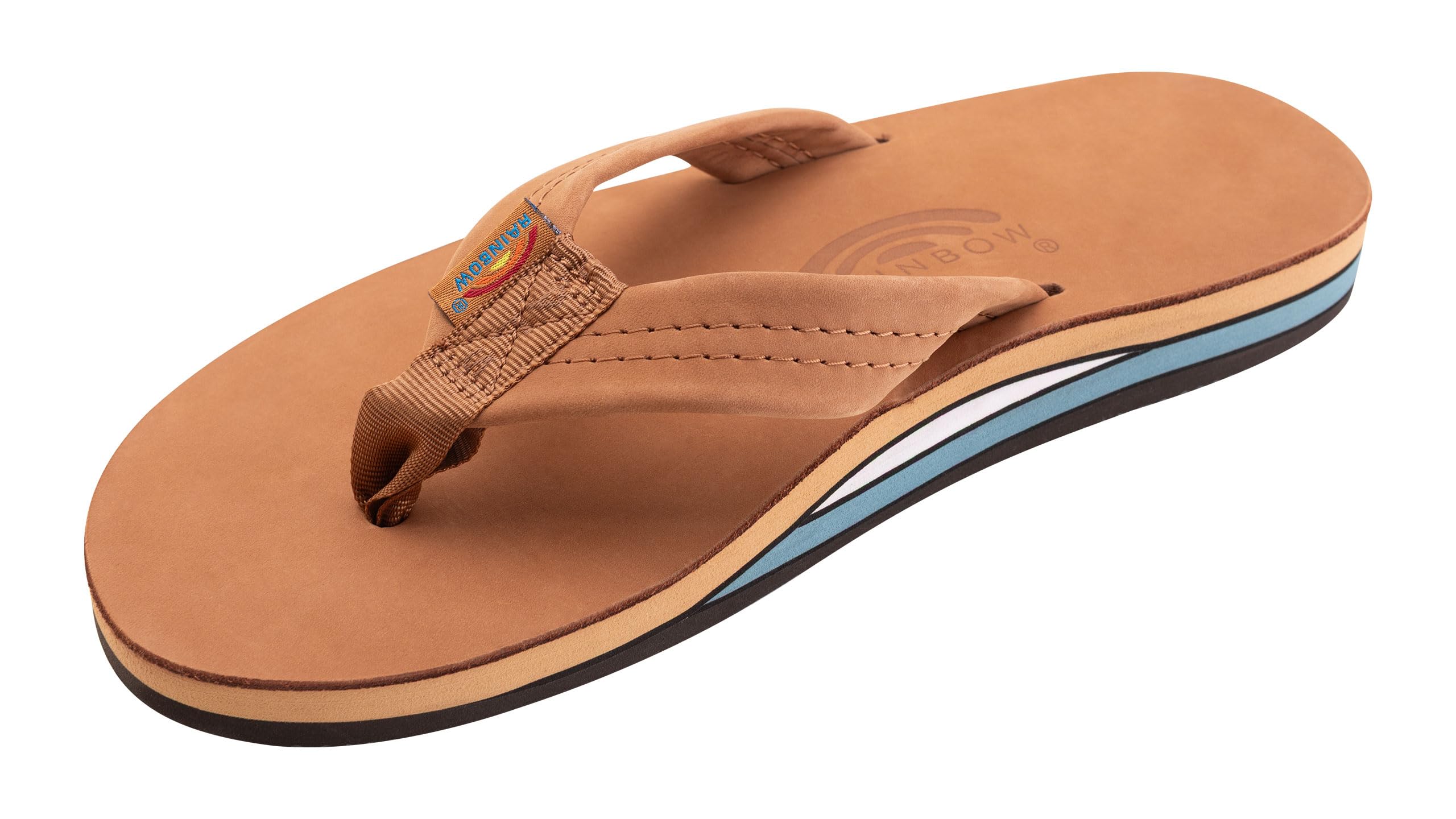 Amazon.co.jp: Rainbow Sandals メンズ ダブルレイヤーレザー アーチ