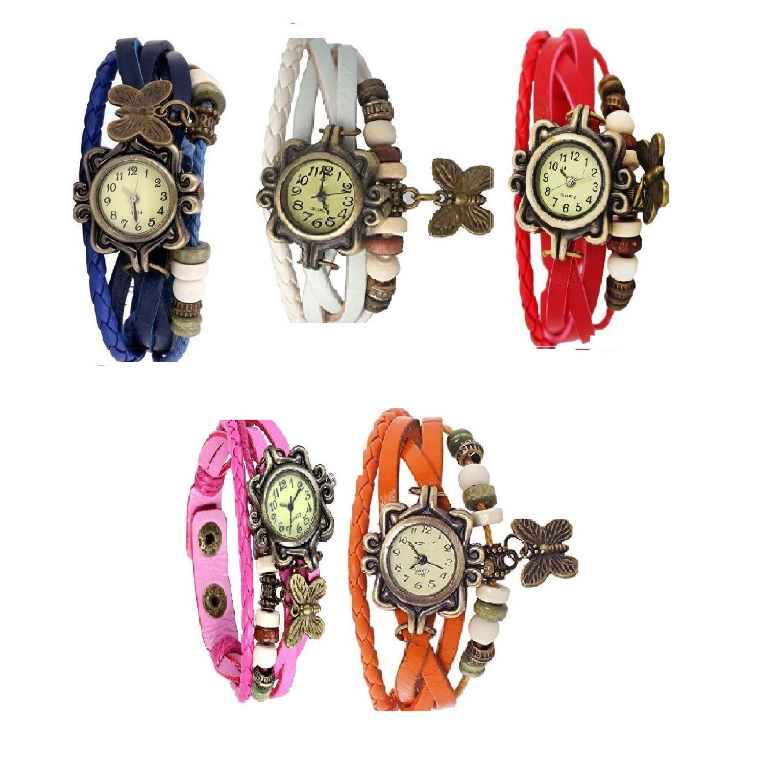 Glitter Collection Bracelet Watch Retro look 5 Retro Girls Watch combo best for Return gift Rtrcombo05 (B07M84WF58) Amazon Price History, Amazon Price Tracker