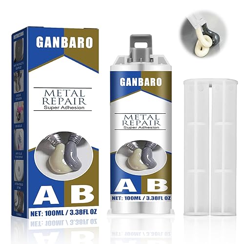 Pegamento de metal de 3.5 onzas, pegamento AB de soldadura resistente, 2 piezas, pegamento epoxi súper metálico, adhesivo fuerte para reparación de disponible en Yaxa Guatemala