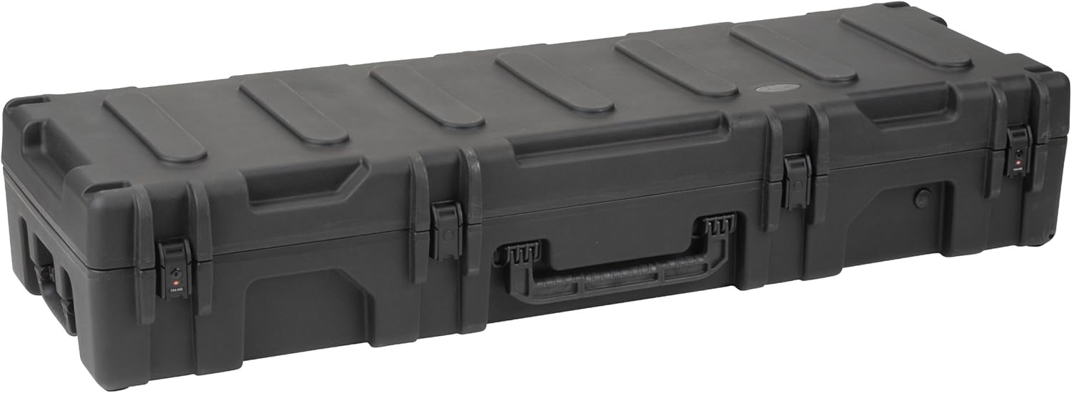 SKB Roto-ATA 88-Note Narrow Keyboard Case with Wheelsand, TSA Locking, Trigger Latches