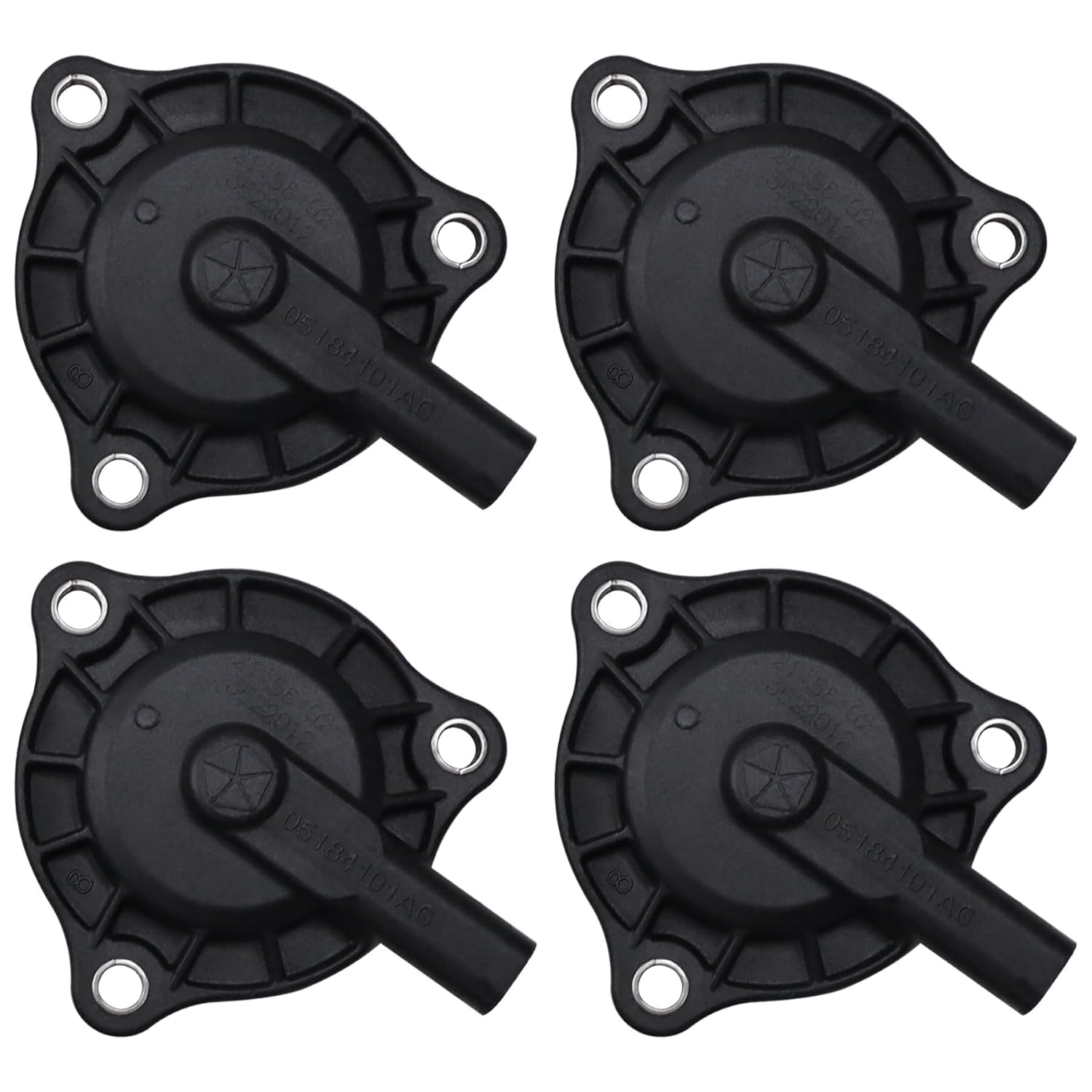05184101AF 4 Pack Engine Camshaft Cam Phaser Actuator Position Sensor 3.6L Fits for Chrys-ler 200 300 Dodge Challenger Wrangler Ram 1500 3.6L Replaces 05184101AG 05184101AH 918-803 VVT319