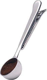 LE'XPRESS KCCOFCLIP Mesure de Café/Clip, Acier Inoxydable, Argent, 9 x 12 x 16 cm