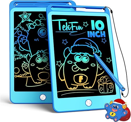 Miniatura 9 de TEKFUN Juguetes para Niños Regalos para Niños y Niñas de 3+ Años, Tableta de Escritura LCD de 12 Pulgadas Tableta de Dibujo Borrable Almohadillas